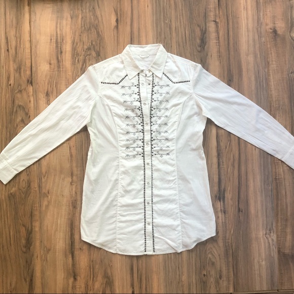 Medium Women’s Ryan Michael Button Up Tunic - Picture 2 of 6